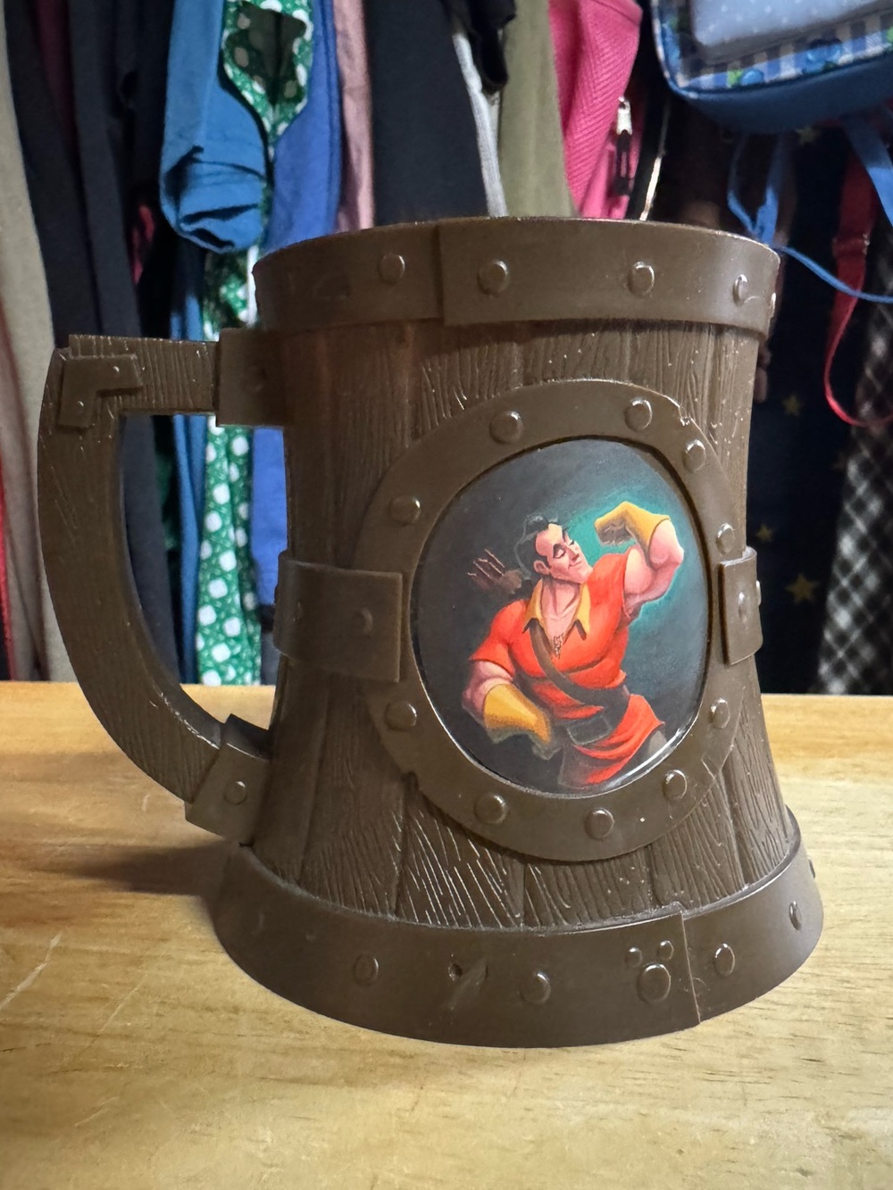 Belle-Inspired Tavern Tankard Mug with Gaston Image
